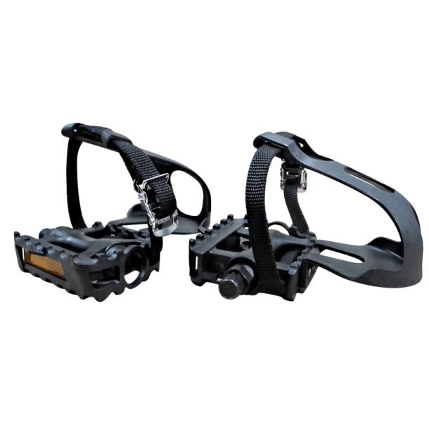 Toe Clip and Strap City Pedals 9/16in