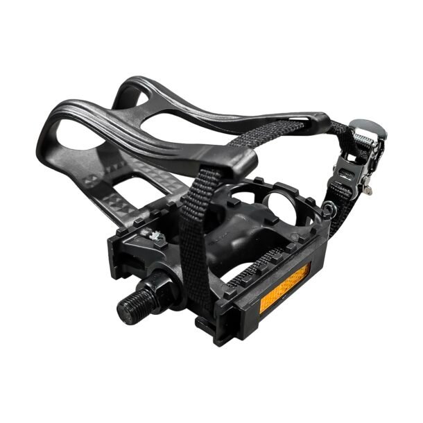 Toe Clip and Strap City Pedals 9/16in - Image 3