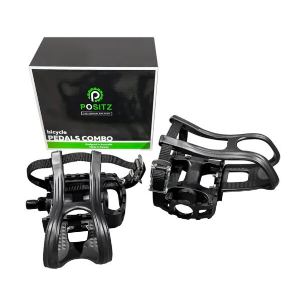 Toe Clip and Strap City Pedals 9/16in - Image 7