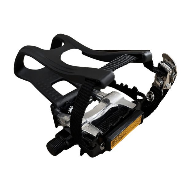 Toe Clip and Strap Heavy Duty Pedals 9/16in