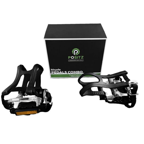 Toe Clip and Strap Heavy Duty Pedals 9/16in - Image 8